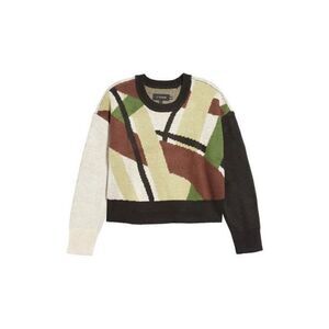 11 Honore Alexis pattern sweater in abstract lines size 0 runs big